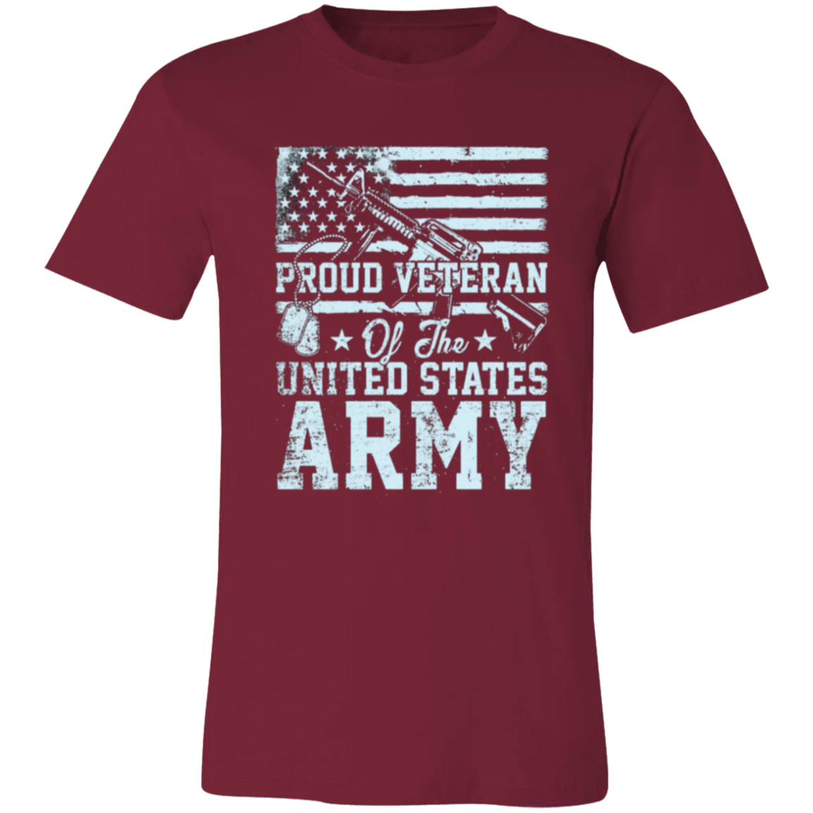 Proud Veteran (1) Unisex Jersey Short-Sleeve T-Shirt