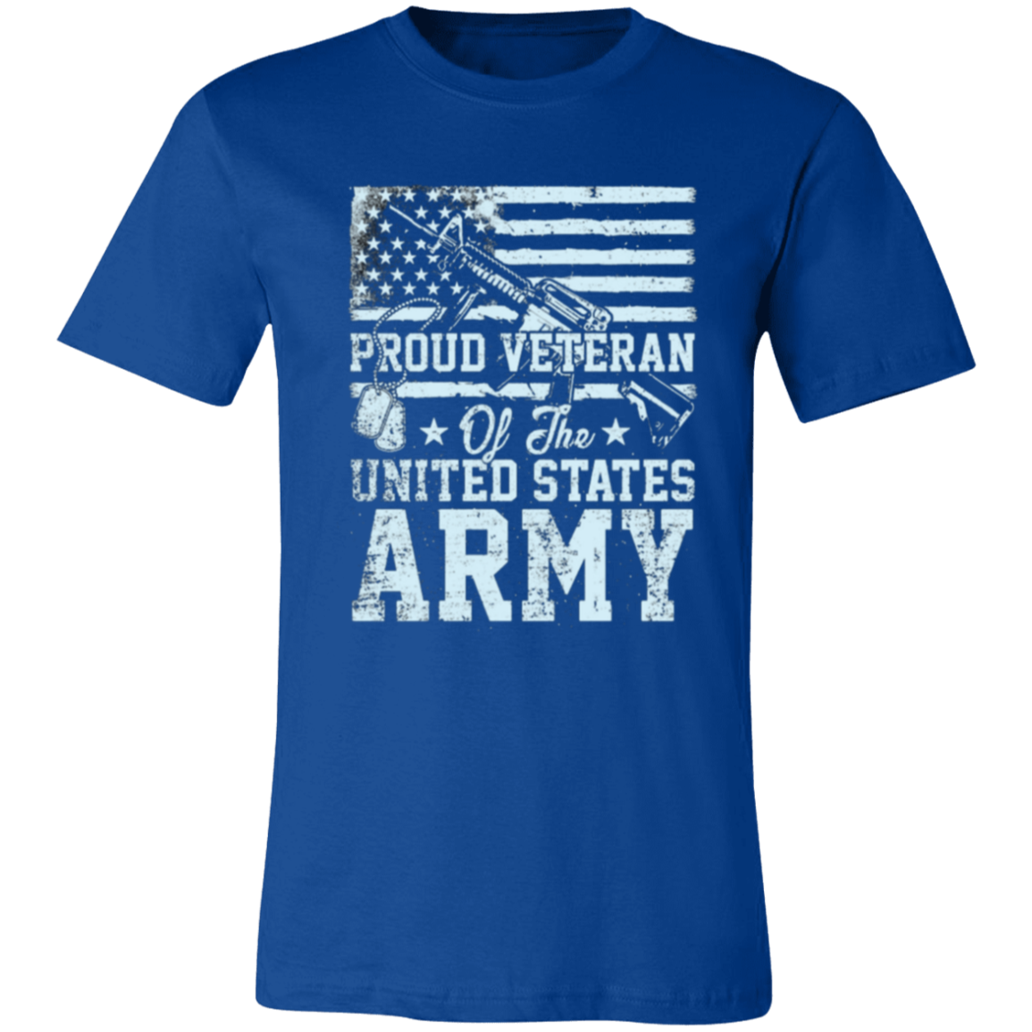 Proud Veteran (1) Unisex Jersey Short-Sleeve T-Shirt