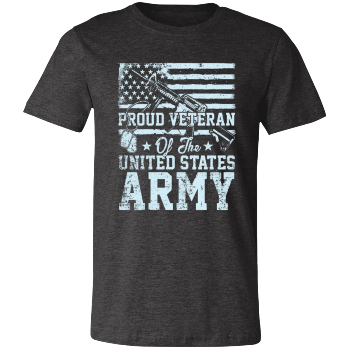 Proud Veteran (1) Unisex Jersey Short-Sleeve T-Shirt