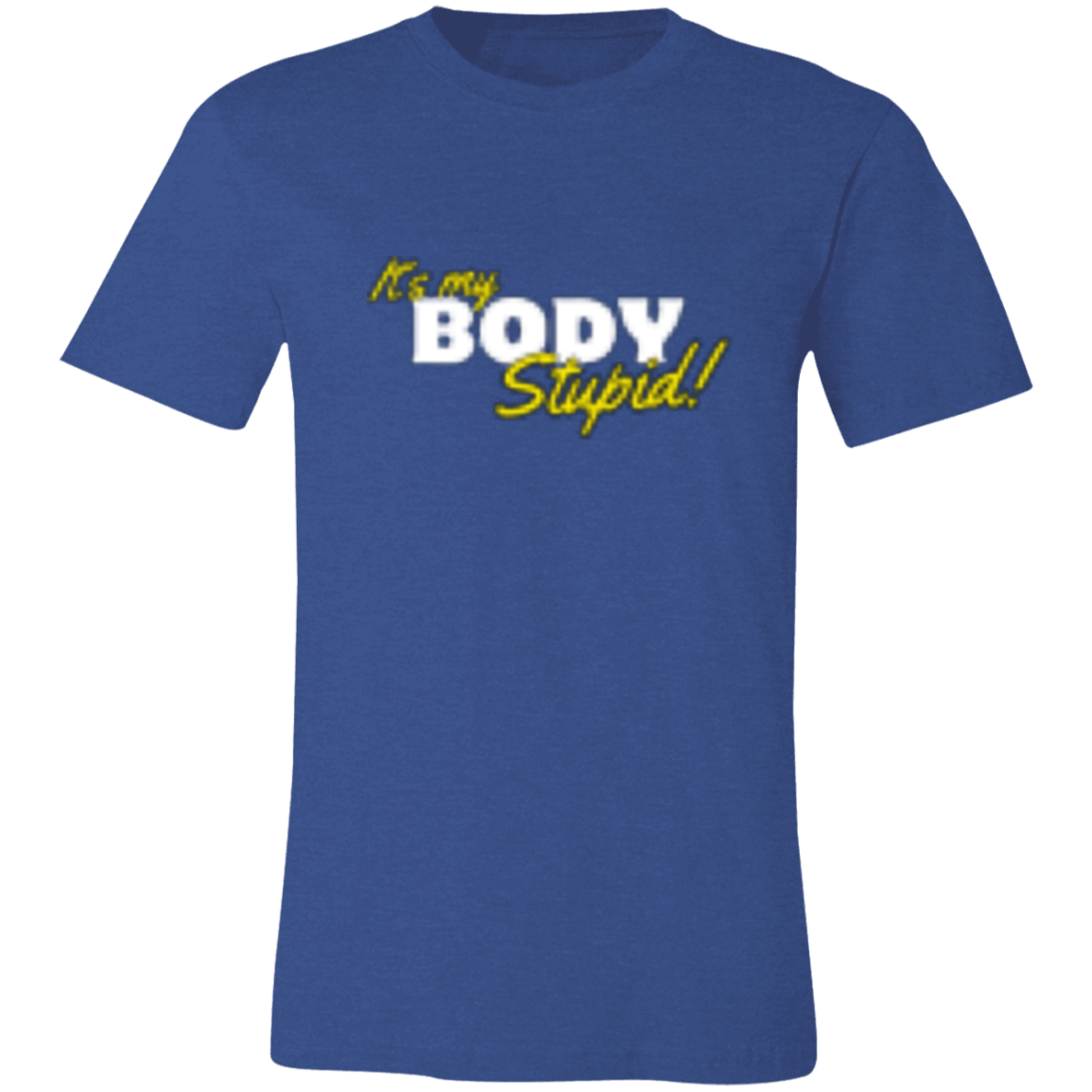 It's the Body White 3001C Unisex Jersey Short-Sleeve T-Shirt