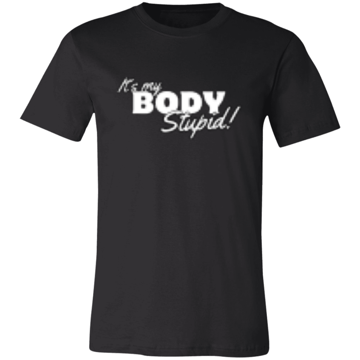 It's the Body White (1) 3001C Unisex Jersey Short-Sleeve T-Shirt