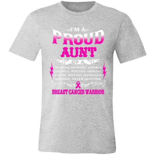 aunt Proud Aunt  Unisex Jersey Short-Sleeve T-Shirt