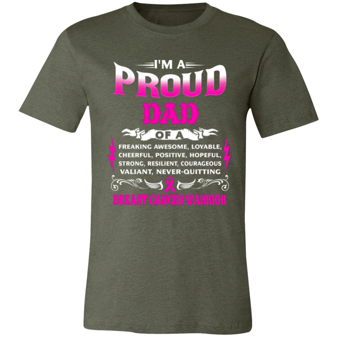 Proud Dad  Unisex Jersey Short-Sleeve T-Shirt