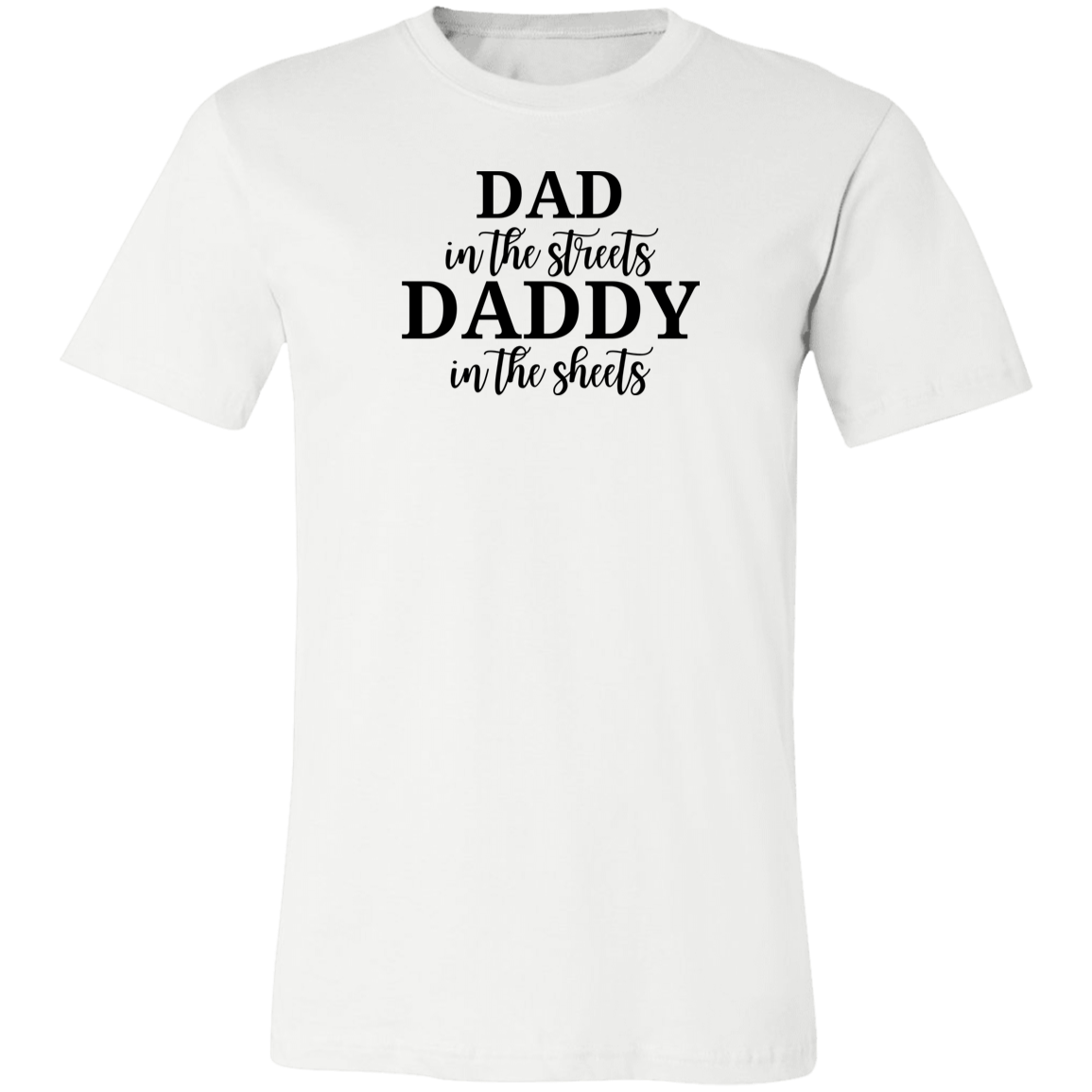 DAD in the Sheets (A) Unisex Jersey Short-Sleeve T-Shirt