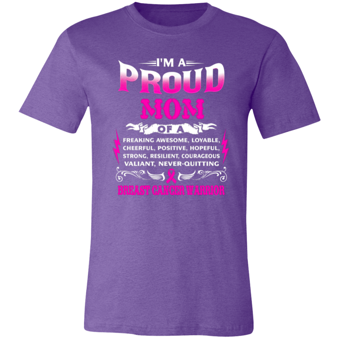 Proud Mom Unisex Jersey Short-Sleeve T-Shirt