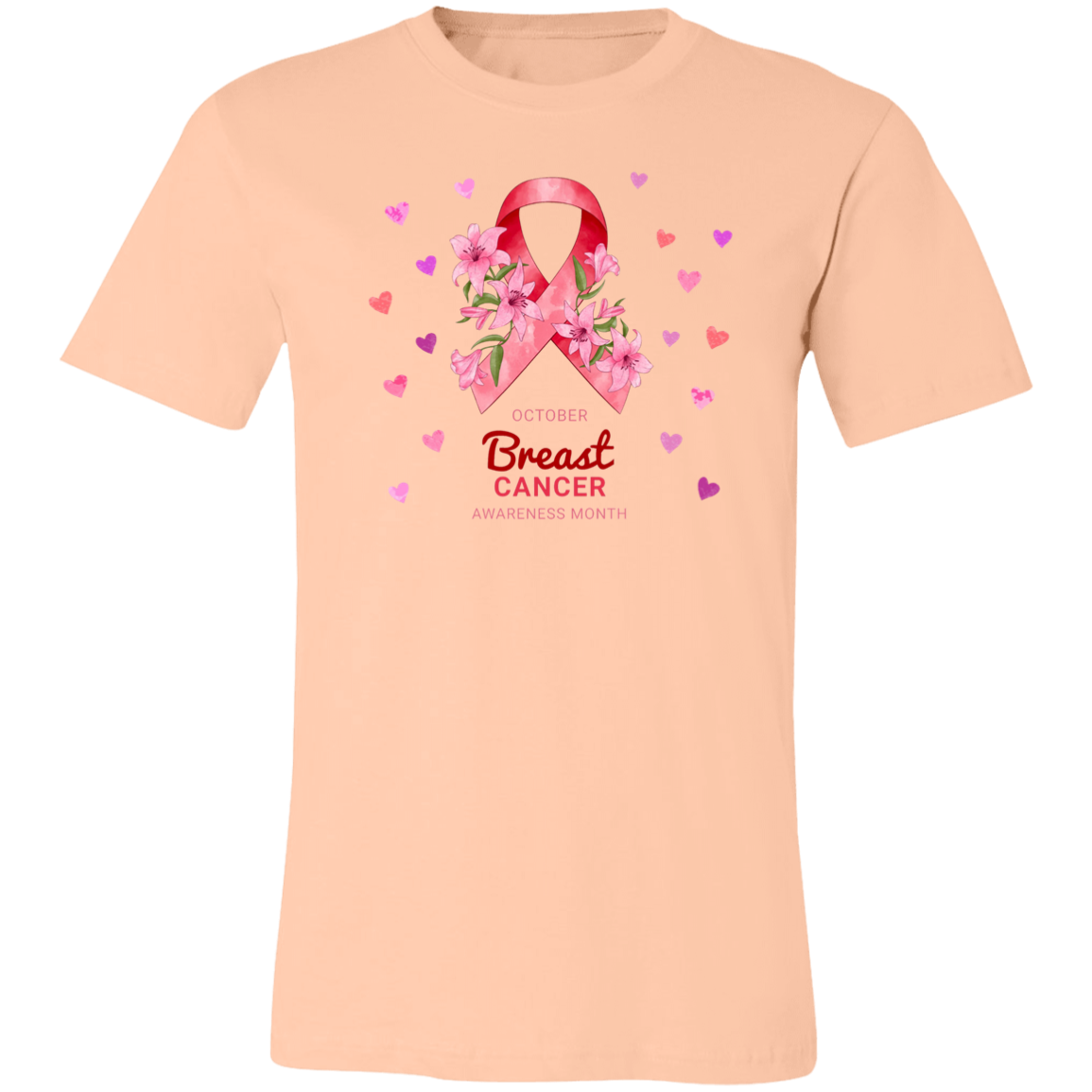 October Breast Cancer Awareness Unisex Jersey Short-Sleeve T-Shirt