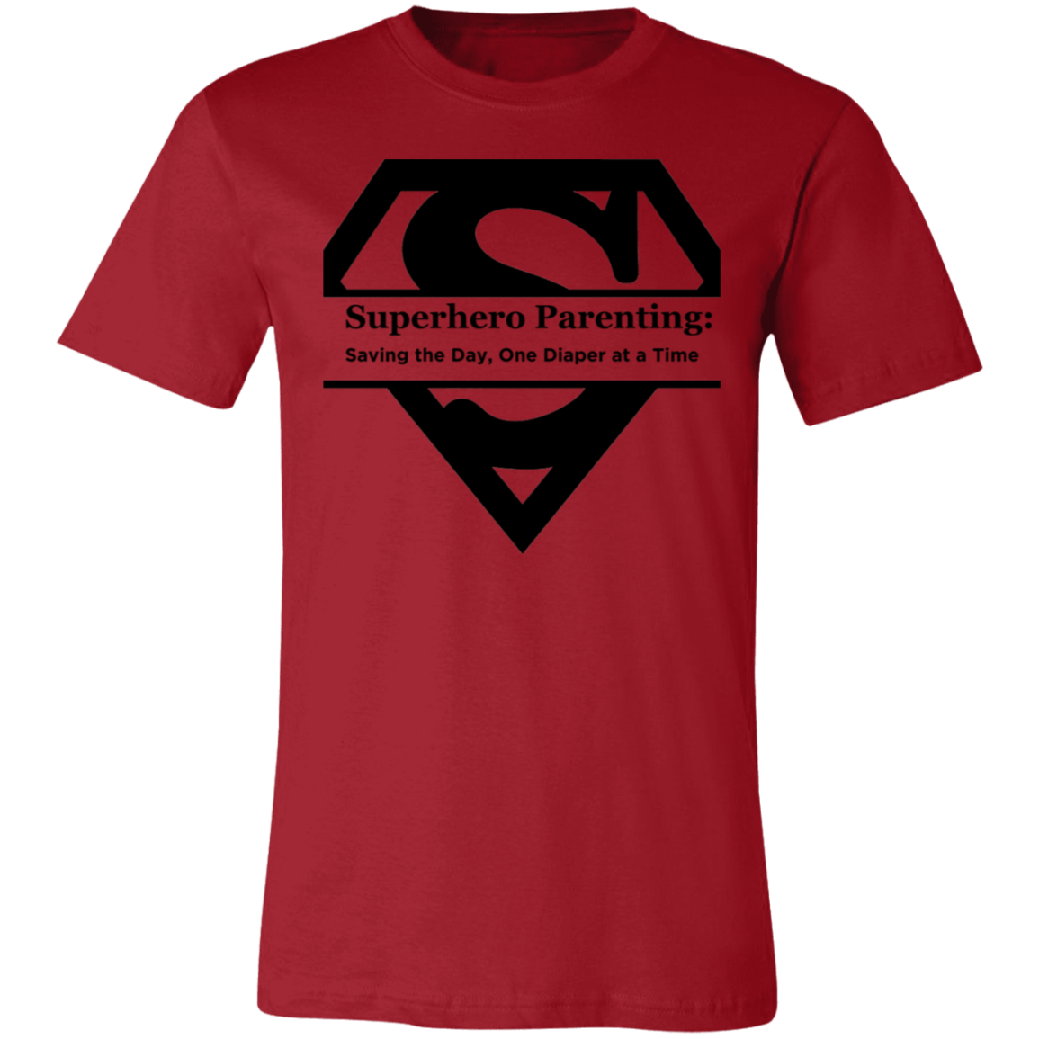 Superhero Parenting: Saving the Day Unisex Jersey Short-Sleeve T-Shirt