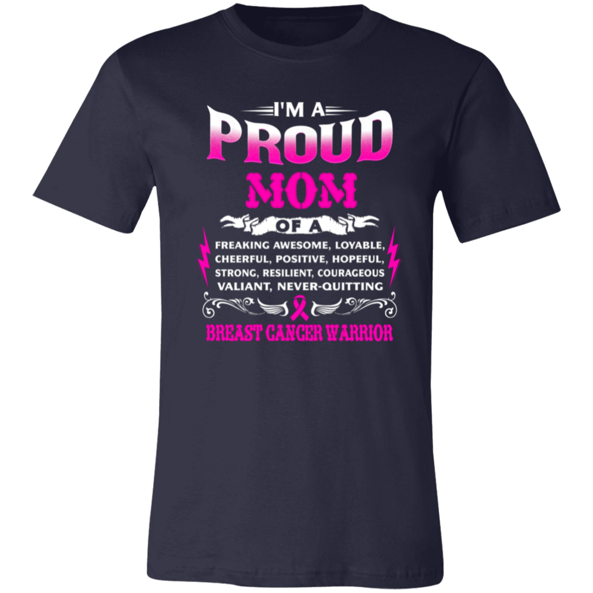 Proud Mom Unisex Jersey Short-Sleeve T-Shirt