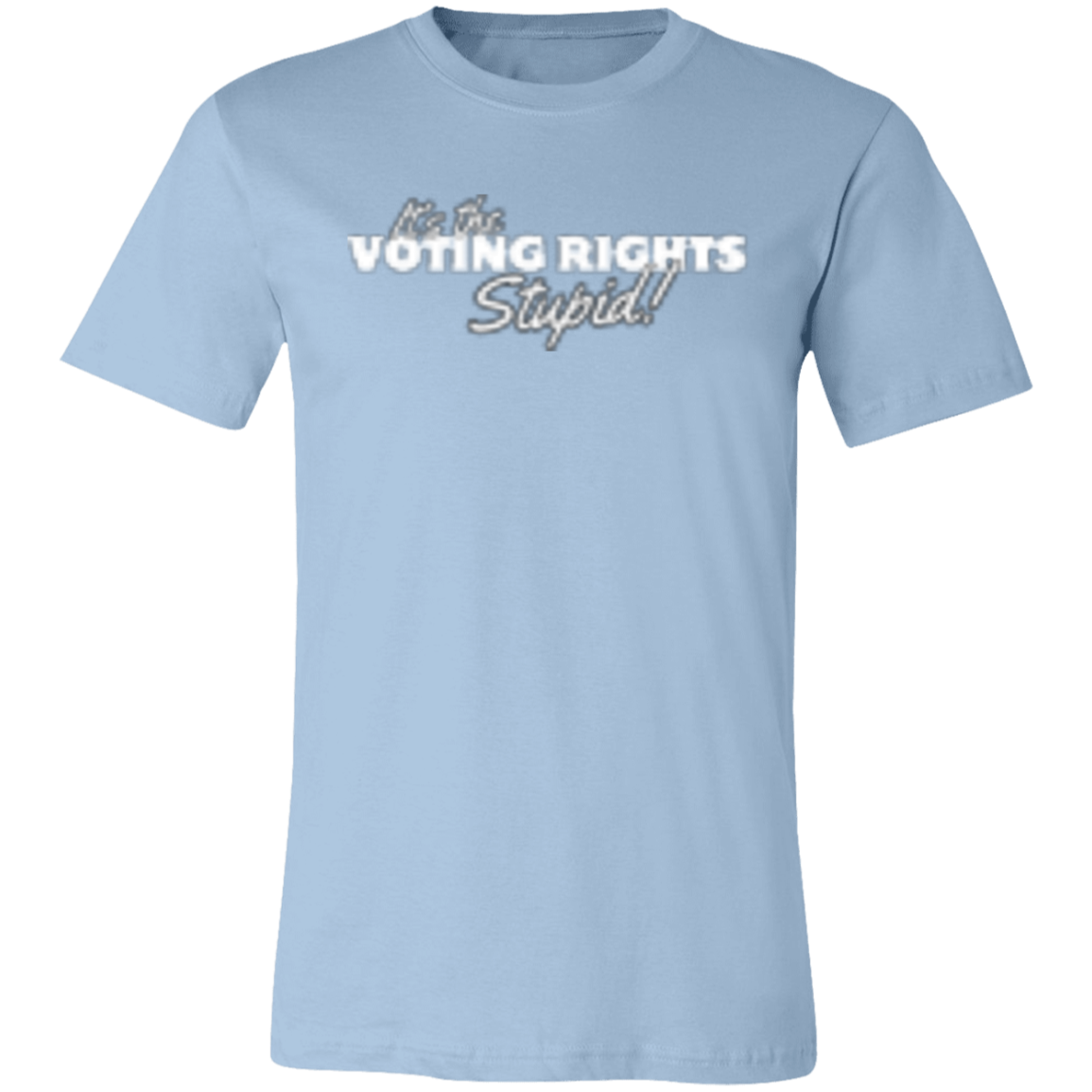 It's the Voting White (1) 3001C Unisex Jersey Short-Sleeve T-Shirt