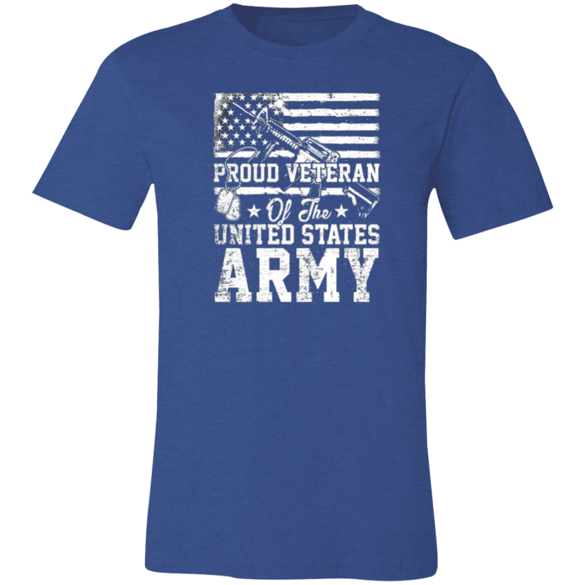 Proud Veteran (2) Unisex Jersey Short-Sleeve T-Shirt