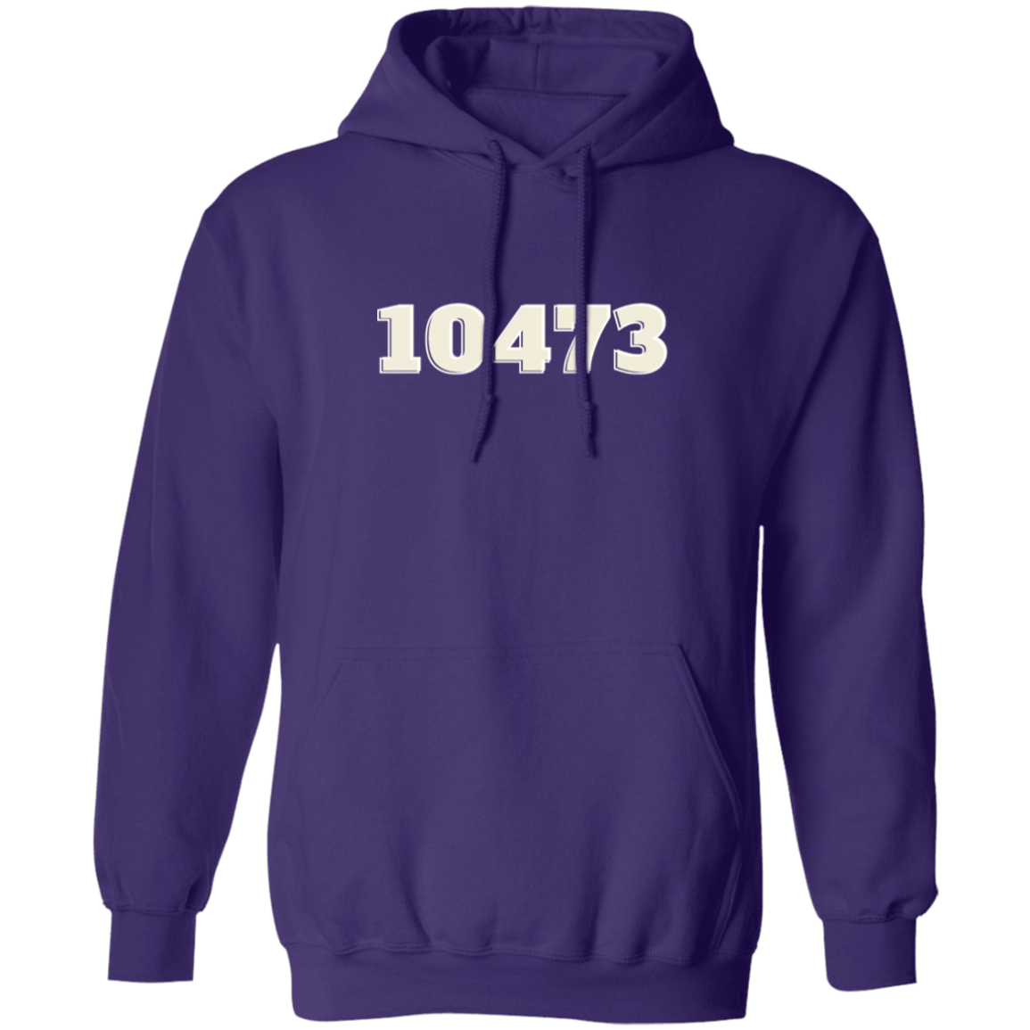 Zip Code 10473 Pullover Hoodie (2)