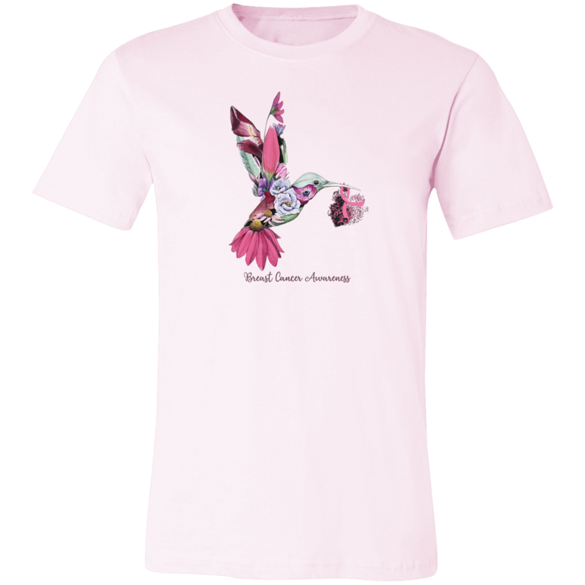 Pink Bird Unisex Jersey Short-Sleeve T-Shirt