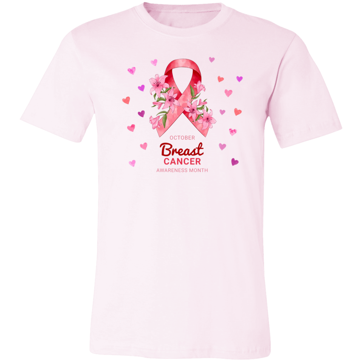 October Breast Cancer Awareness Unisex Jersey Short-Sleeve T-Shirt