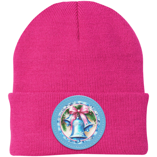 Pastel Bells (3) Knit Cap - Patch