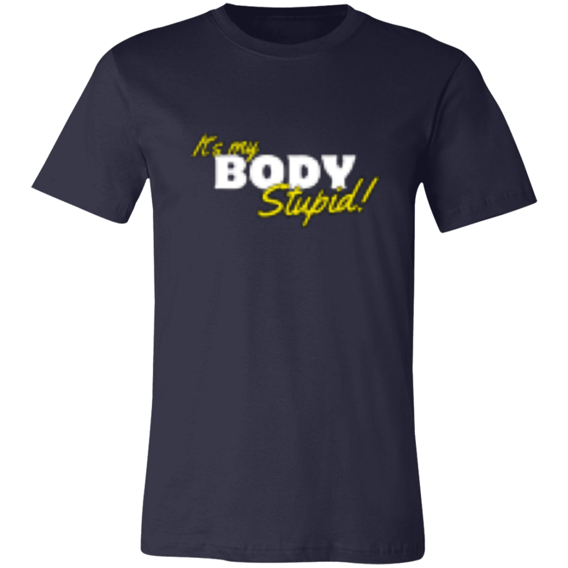 It's the Body White 3001C Unisex Jersey Short-Sleeve T-Shirt