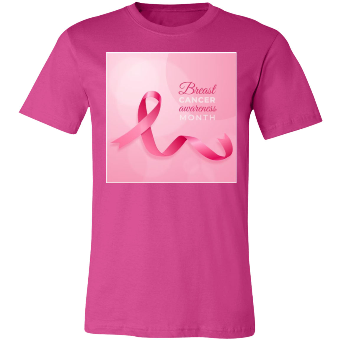 Breast Cancer Awareness Month Unisex Jersey Short-Sleeve T-Shirt.