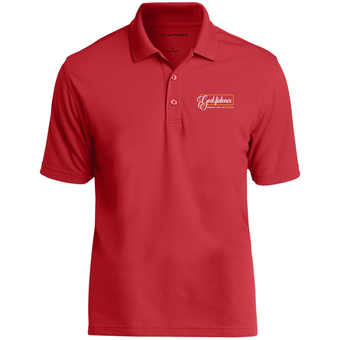 God-fidence  Dry Zone UV Micro-Mesh Polo