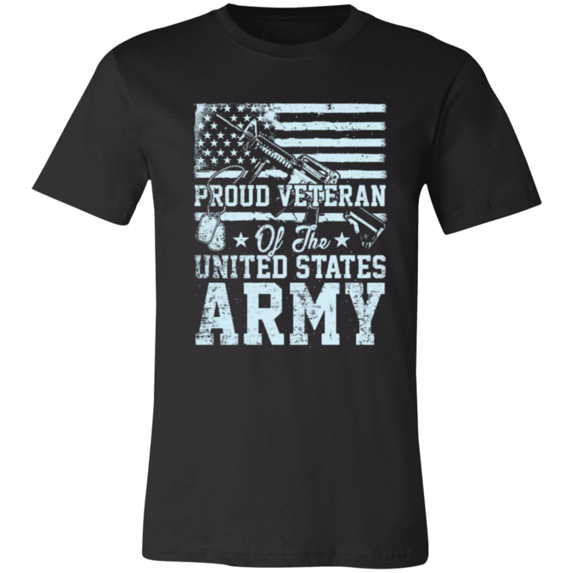 Proud Veteran (1) Unisex Jersey Short-Sleeve T-Shirt