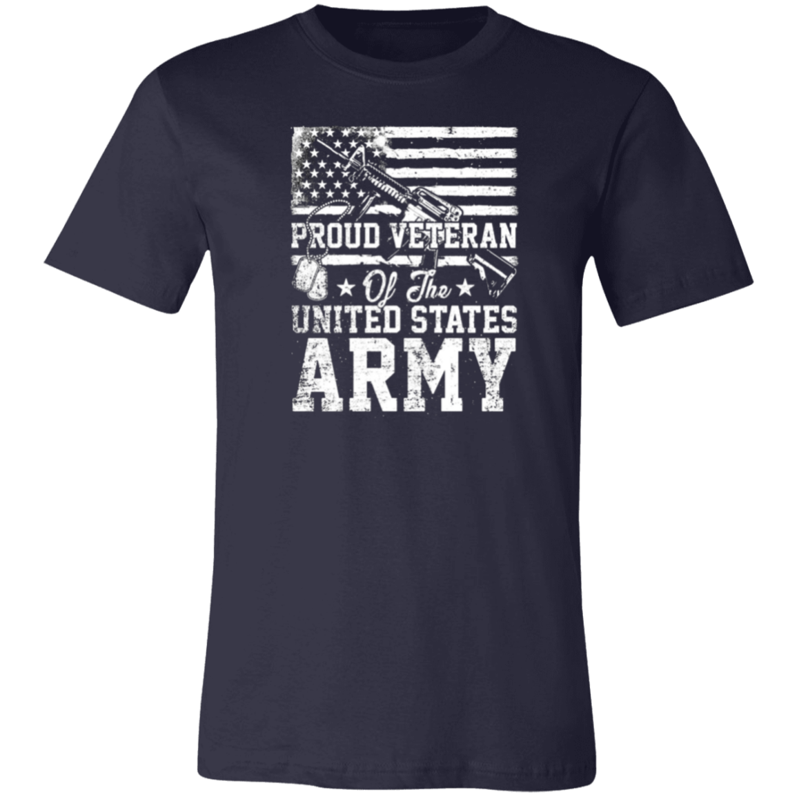 Proud Veteran (2) Unisex Jersey Short-Sleeve T-Shirt