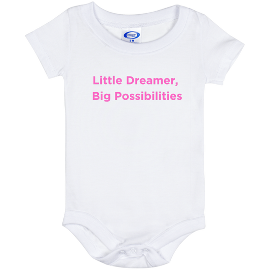 Little Dreamer Pink Baby Onesie 6 Month