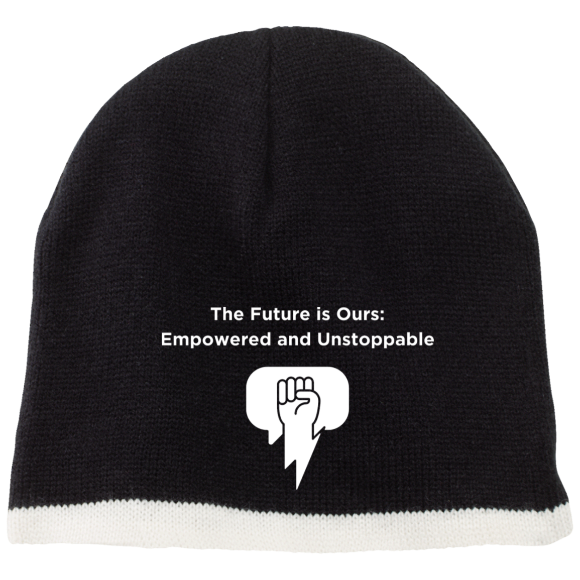 The Future is Ours 2 Embroidered 100% Acrylic Beanie