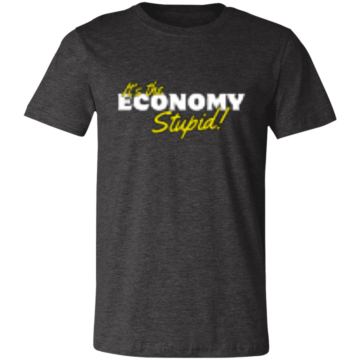 It's the Economy White 3001C Unisex Jersey Short-Sleeve T-Shirt