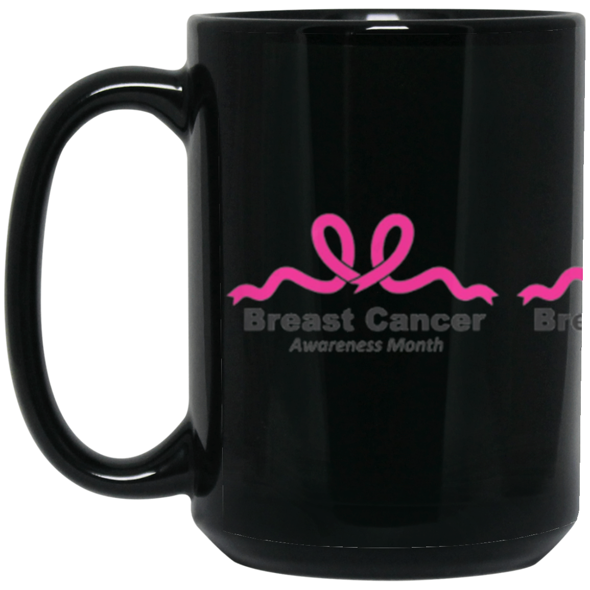 BC 15 oz. Black Mug