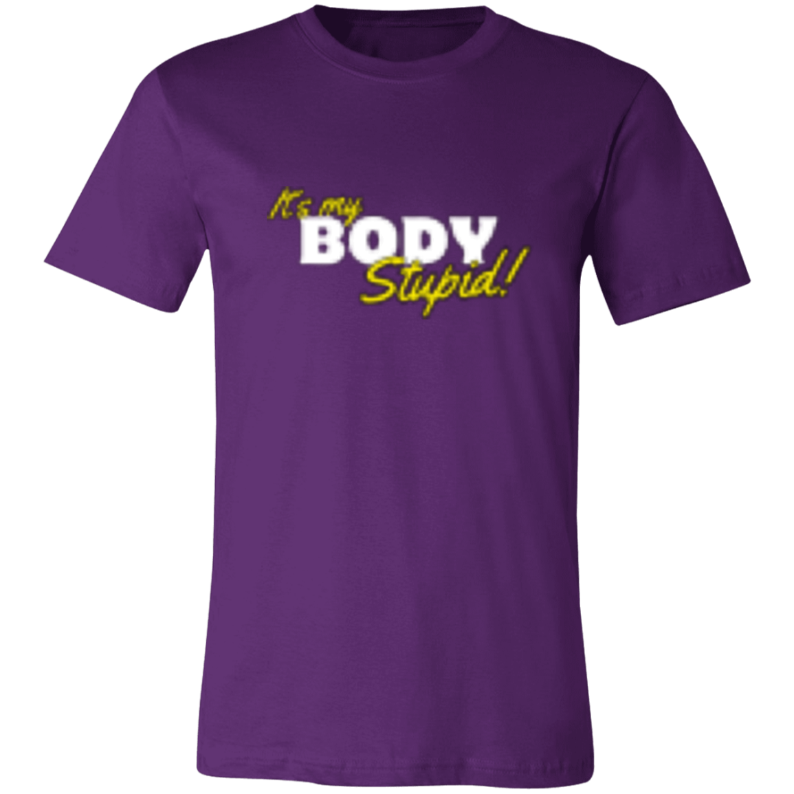 It's the Body White 3001C Unisex Jersey Short-Sleeve T-Shirt