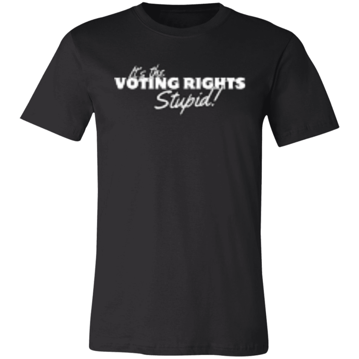 It's the Voting White (1) 3001C Unisex Jersey Short-Sleeve T-Shirt