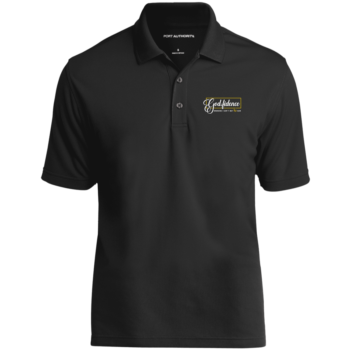 God-fidence  Dry Zone UV Micro-Mesh Polo