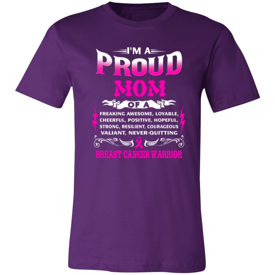 Proud Mom Unisex Jersey Short-Sleeve T-Shirt