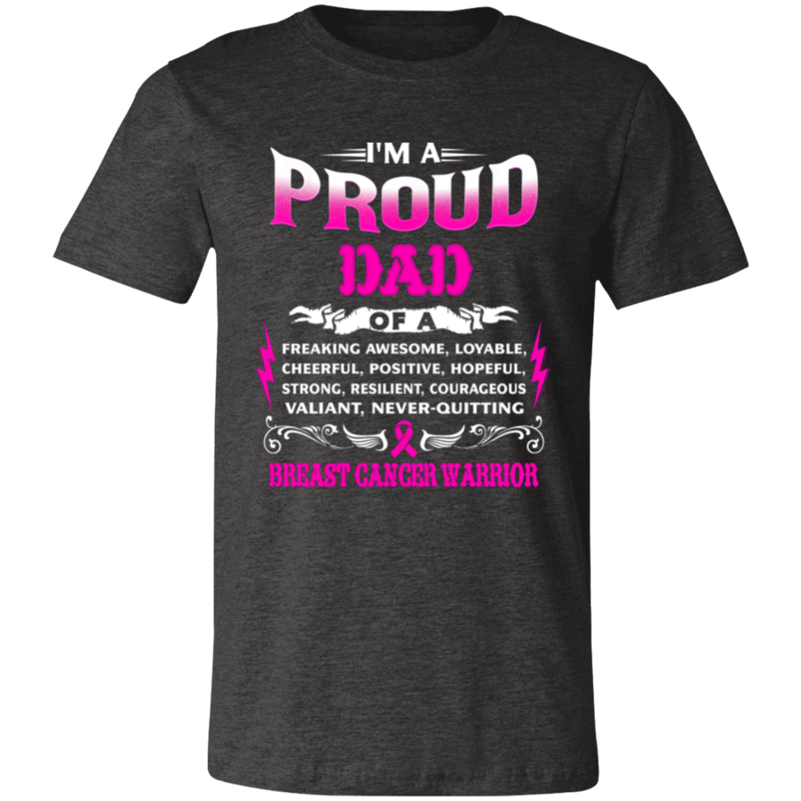 Proud Dad  Unisex Jersey Short-Sleeve T-Shirt