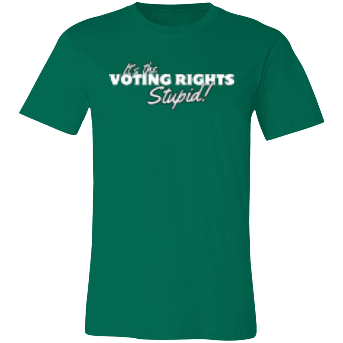 It's the Voting White (1) 3001C Unisex Jersey Short-Sleeve T-Shirt