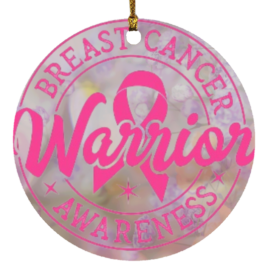 Breast Cancer 4 Circle Ornament