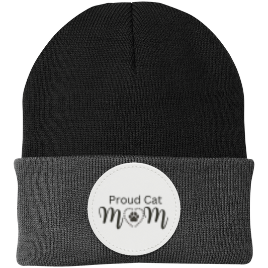 Proud Cat Mom CP90 Knit Cap - Patch 1