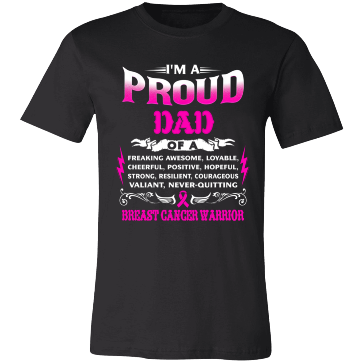 Proud Dad  Unisex Jersey Short-Sleeve T-Shirt