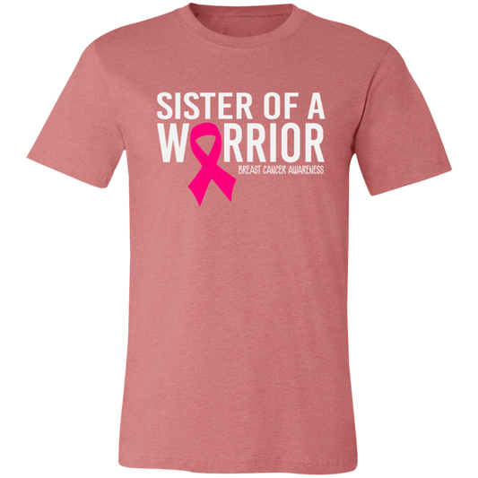 Sister Of A Warrior  Unisex Jersey Short-Sleeve T-Shirt