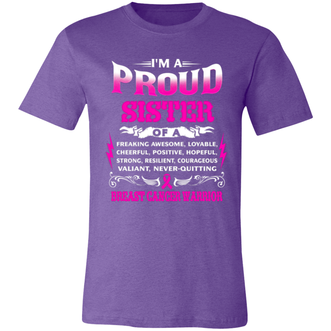 Proud Sister Unisex Jersey Short-Sleeve T-Shirt