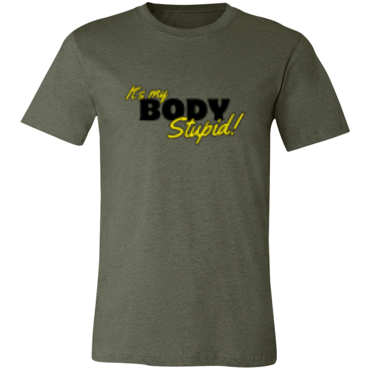 It's the Body Black 3001C Unisex Jersey Short-Sleeve T-Shirt