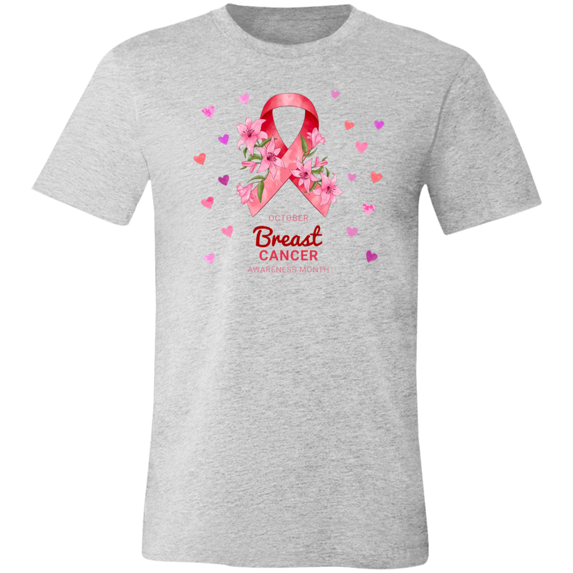 October Breast Cancer Awareness Unisex Jersey Short-Sleeve T-Shirt