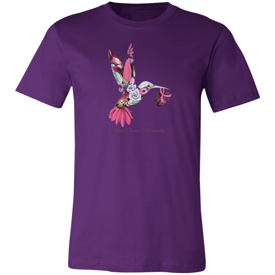 Pink Bird Unisex Jersey Short-Sleeve T-Shirt