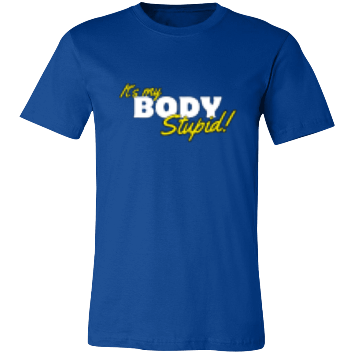 It's the Body White 3001C Unisex Jersey Short-Sleeve T-Shirt