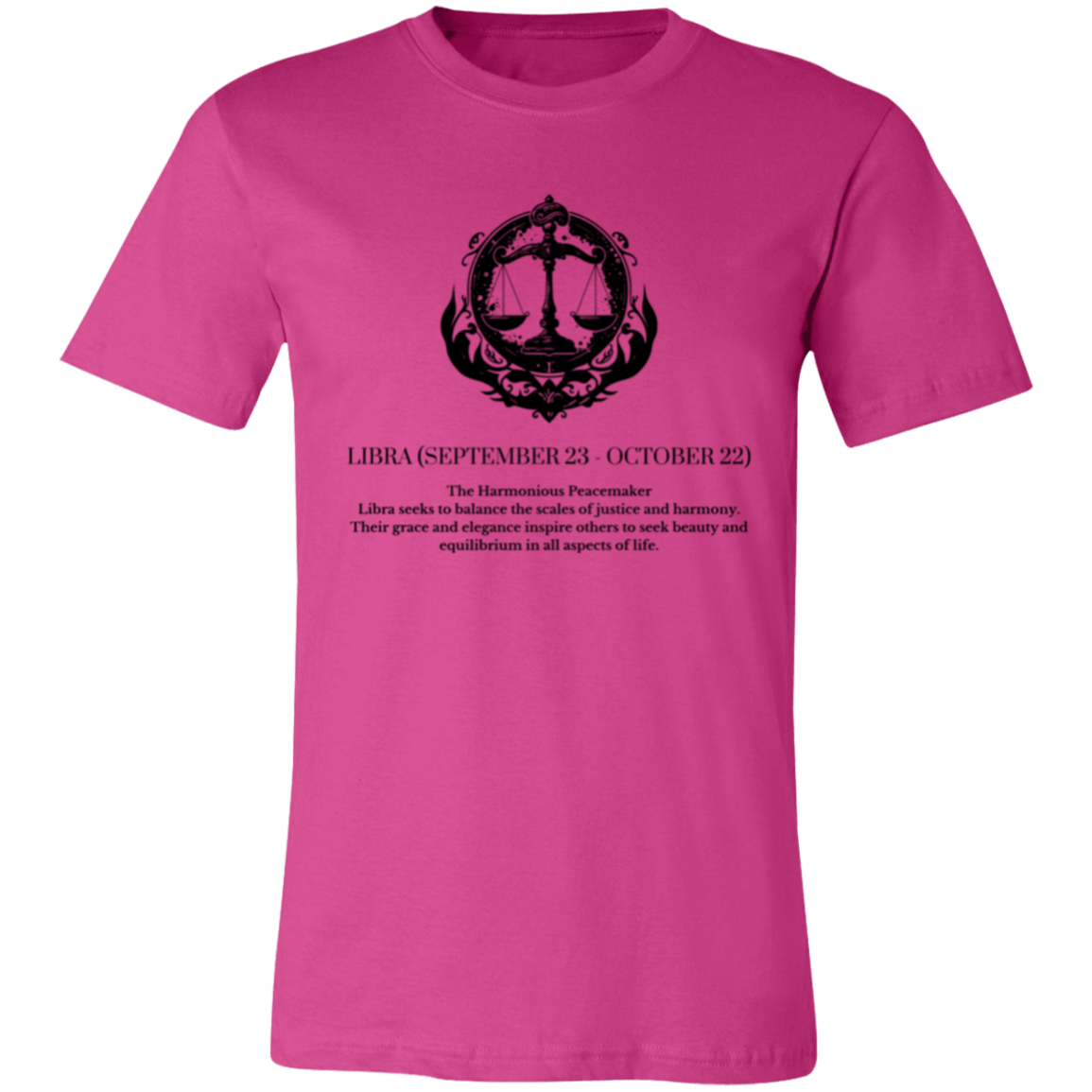 Zodiac Libra Unisex Jersey Short-Sleeve T-Shirt