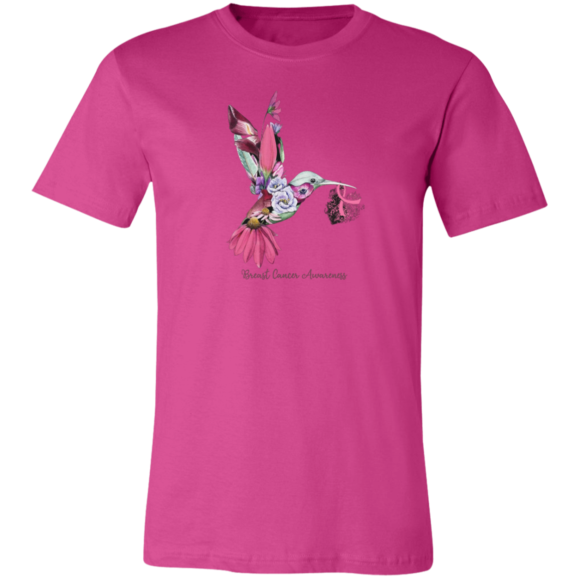 Pink Bird Unisex Jersey Short-Sleeve T-Shirt