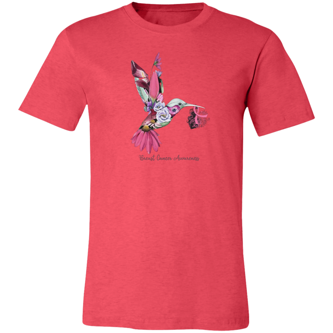 Pink Bird Unisex Jersey Short-Sleeve T-Shirt