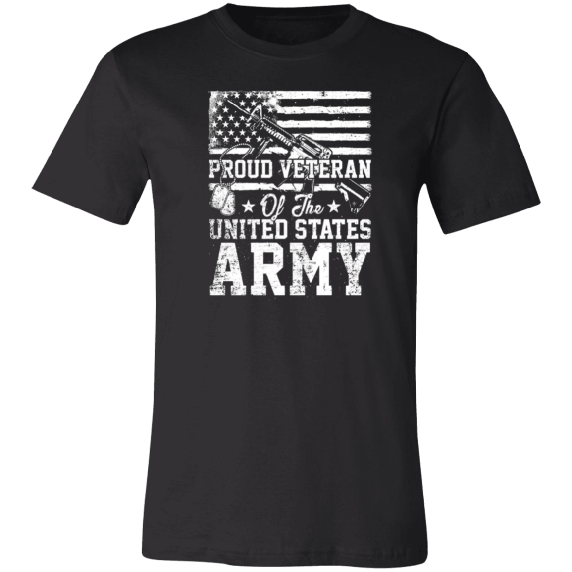 Proud Veteran (2) Unisex Jersey Short-Sleeve T-Shirt