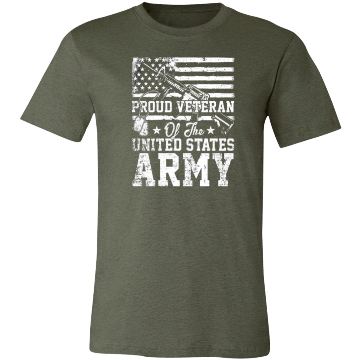 Proud Veteran (2) Unisex Jersey Short-Sleeve T-Shirt