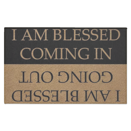 I Am Blessed IR3220 Indoor Doormat