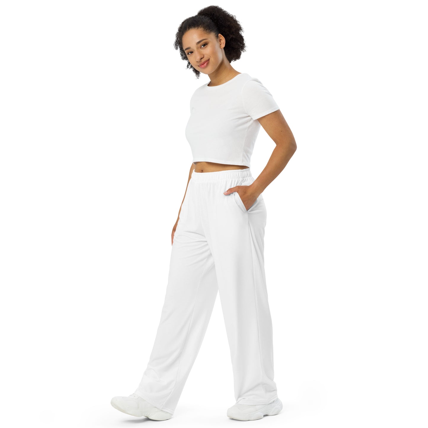 Carmel Signature Easy unisex wide-leg pants (White)