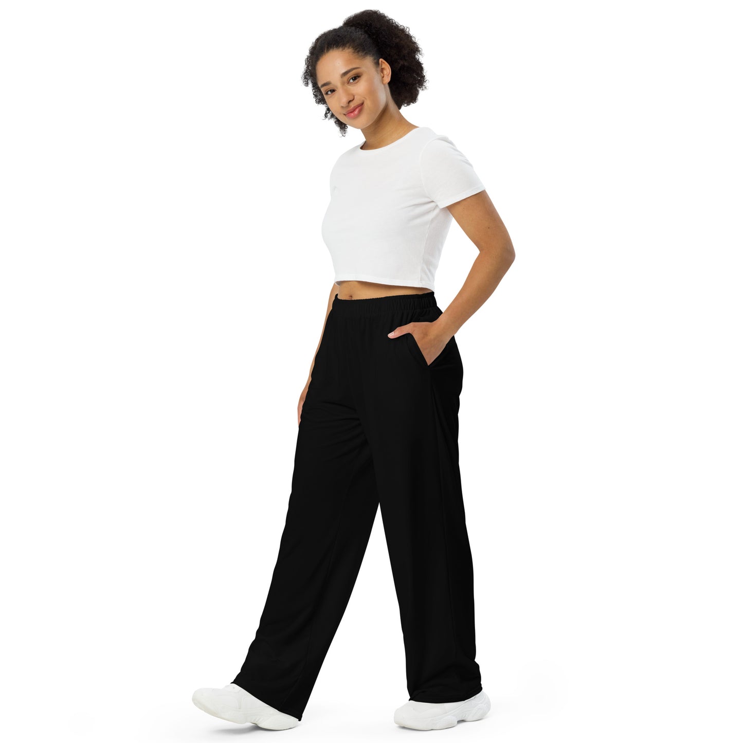 Carmel Signature Easy unisex wide-leg pants (Black)